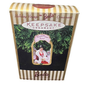 Hallmark Ornament HOLIDAY VOYAGE BARBIE Holiday  Collection 1998 - NEW